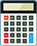 calculette bouton